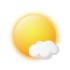 Low clouds / partly cloudy