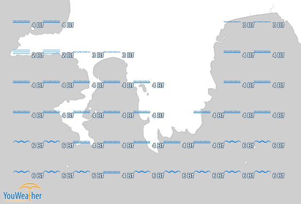 Sea map of 