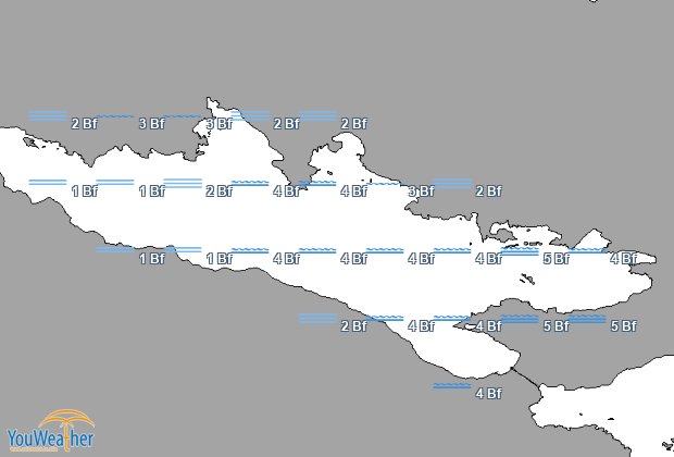 Sea map of 