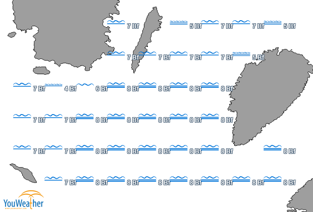Sea map of 