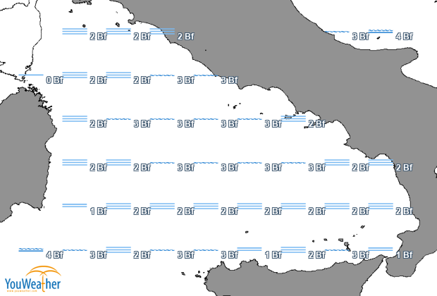 Sea map of 