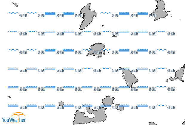 Sea map of 