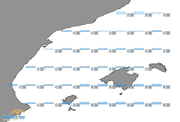 Sea map of 
