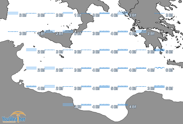 Sea map of 