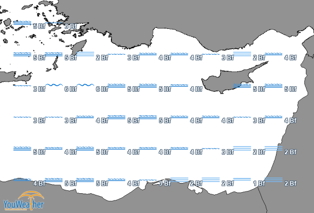Sea map of 