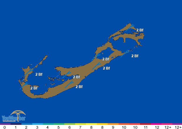 Weather map of 