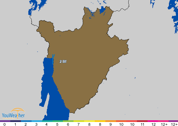 Weather map of 