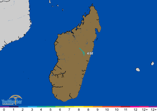 Weather map of 