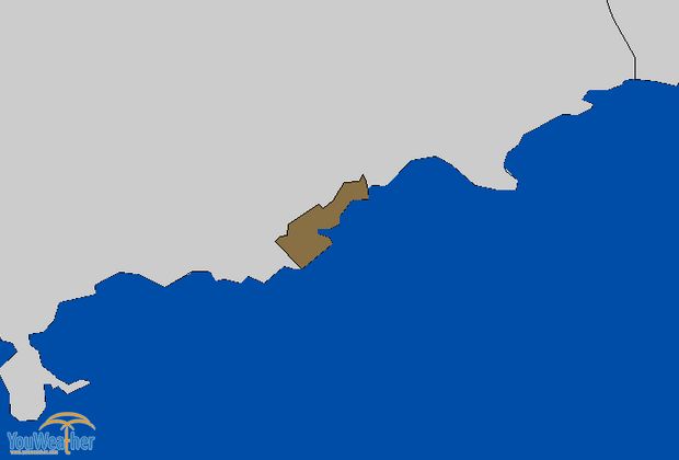 Weather map of 