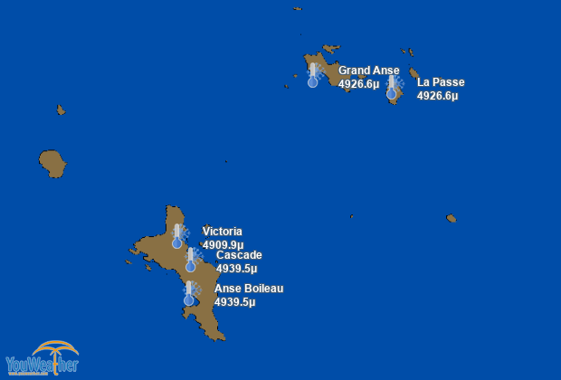Weather map of 