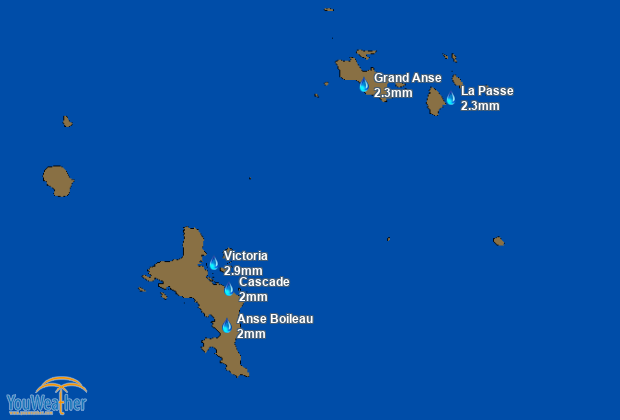 Weather map of 