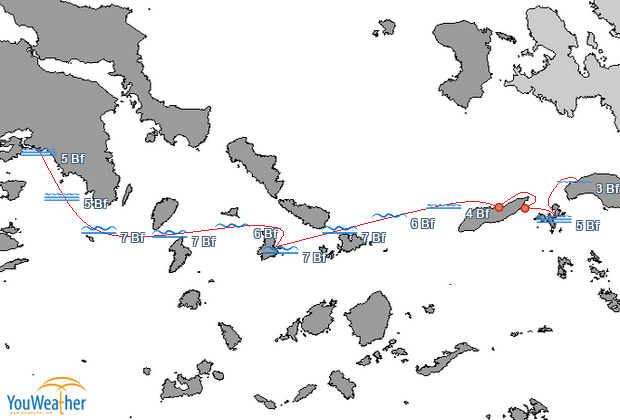 Sea map of 