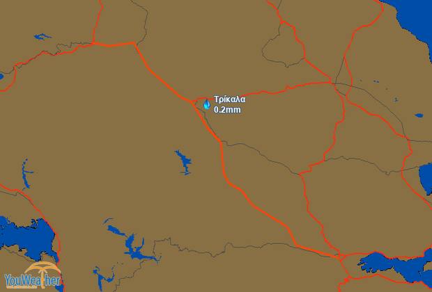 Weather map of 