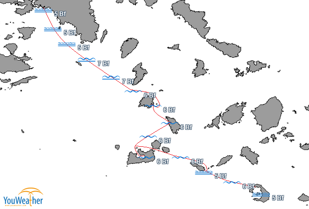 Sea map of 